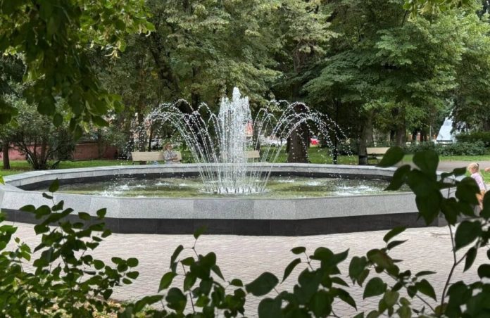 У Полтаві витратили 20 тисяч гривень на відновлення фонтану після “пінної вечірки”