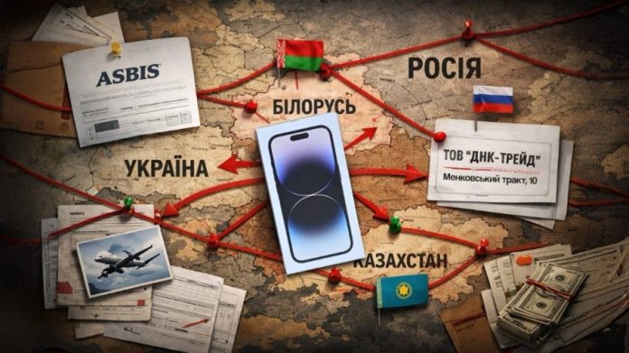 Паралельні маршрути Apple: як через Україну вибудовувалися ланцюги постачання до РФ і Білорусі