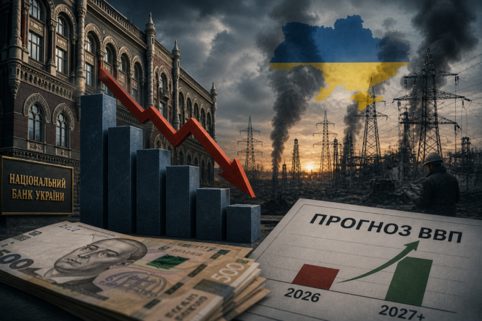 Економічне зростання України: Нацбанк знизив прогнози та окреслив шляхи повернення до зростання